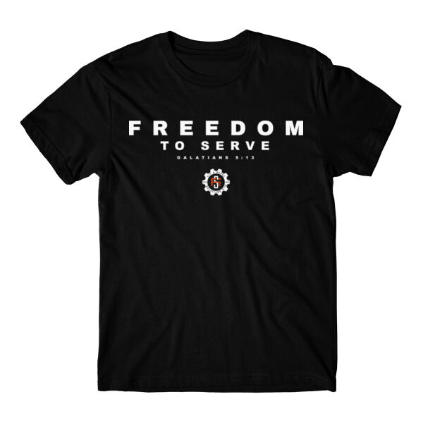 FREEDOM TO SERVE - GALATIANS 5:13 - T-SHIRT - $QRUXCK$ Thumbnail